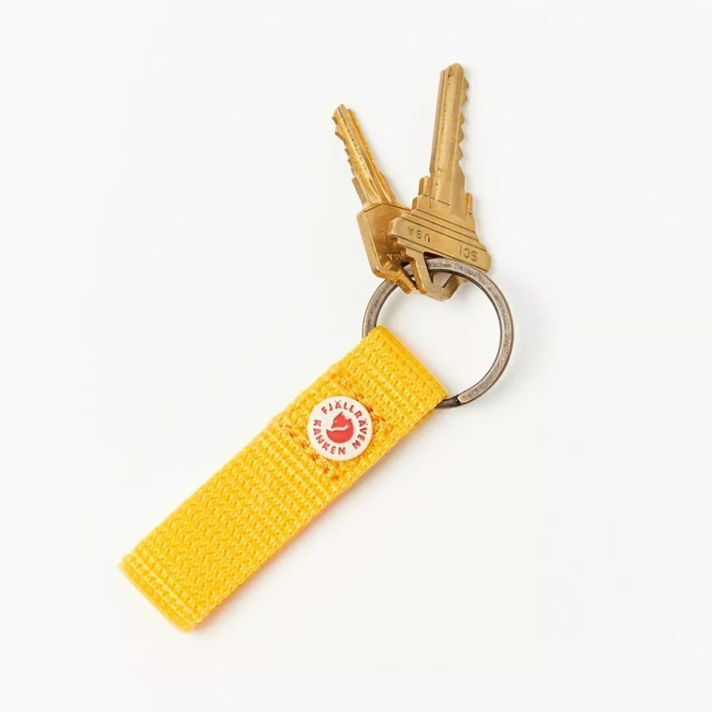 Fjallraven Kånken warm yellow Keyring NWT